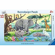 Ravensburger 15 Piece Tray Puzzle: Animals of Africa