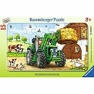 Ravensburger 15 Piece Tray Puzzle: Tractor on the Farm