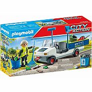 Playmobil Street Cleaner with E-Vehicle