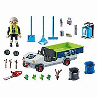 Playmobil Street Cleaner with E-Vehicle