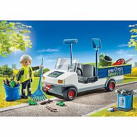 Playmobil Street Cleaner with E-Vehicle