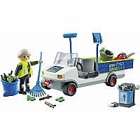 Playmobil Street Cleaner with E-Vehicle