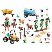 Playmobil Tractor with Trailer and Water Tank