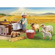 Playmobil Young Shepherd with Flock of Sheep