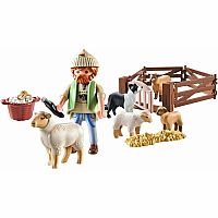 Playmobil Young Shepherd with Flock of Sheep