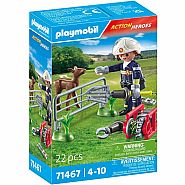 Playmobil Firefighter Animal Rescue