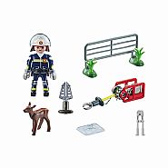 Playmobil Firefighter Animal Rescue