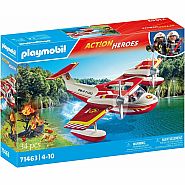 Playmobil Firefighting Plane with Extinguishing Function