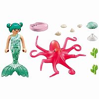 Playmobil Mermaid with Colour-Changing Octopus