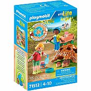 Playmobil Children with Hedgehog Family