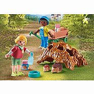 Playmobil Children with Hedgehog Family