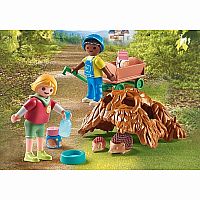 Playmobil Children with Hedgehog Family