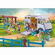 Playmobil Horses of Waterfall: Mobile Horse Riding School