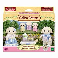 Calico Critters Flora Rabbit Family