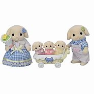 Calico Critters Flora Rabbit Family