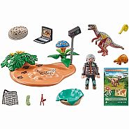 Playmobil Dinos: Stegosaurus Nest with Egg Thief