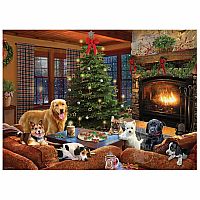 Cobble Hill 500 Piece Jigsaw Puzzle - Furry Festivities