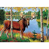 Cobble Hill 35 Piece Tray Puzzle - Moose