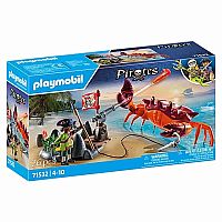 Playmobil Battle with Giant Crab