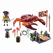 Playmobil Battle with Giant Crab