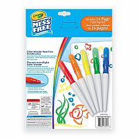 Crayola Mess Free Colouring Paintbrush Pens & Pages Kit