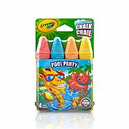 Crayola Sidewalk Chalk (4 Pack) - Pool Party