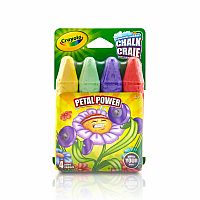 Crayola Sidewalk Chalk (4 Pack) - Petal Power