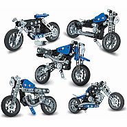 Meccano 5 in1 Blue Motorcycle