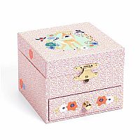 Djeco Wood Fawn Musical Jewellry Box
