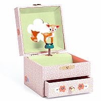 Djeco Wood Fawn Musical Jewellry Box