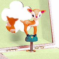 Djeco Wood Fawn Musical Jewellry Box