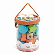 Djeco Filacolour Wooden Bead Set