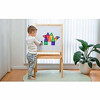Connetix Magnetic Tiles 24 Piece Rainbow Mini Pack