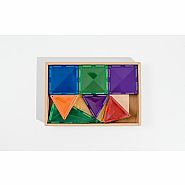 Connetix Magnetic Tiles 24 Piece Rainbow Mini Pack