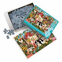 Cobble Hill 350 Family Pieces Jigsaw Puzzle - Family Farm