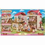 Calico Critters Red Roof Country Home -Secret Attic Playroom