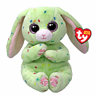 Ty Beanie Bellies: Fern the Green Bunny with Polka Dots