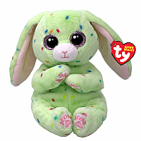 Ty Beanie Bellies: Fern the Green Bunny with Polka Dots