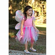 PINK BUTRFLY DRESS/WINGS/WAND