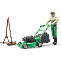 Bruder Gardener with Mower & Accessories