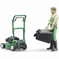 Bruder Gardener with Mower & Accessories