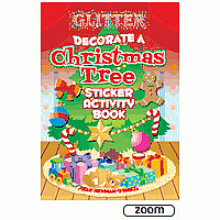 Dover Glitter Decorate a Christmas Tree Sticker Activity Book