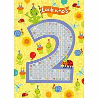 Age 2 Pattern Foil Card