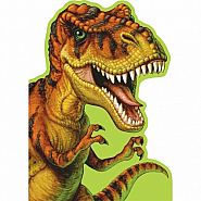 Ferocious T-Rex Die-cut Card