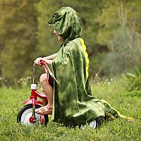 GREAT PRETENDERS HOODED CAPE T-REX GREEN
