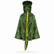 GREAT PRETENDERS HOODED CAPE T-REX GREEN