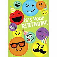 Emoticons "It's Your Birthday" Card