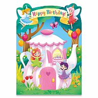 Fairy Tea Party Birthday Card