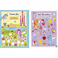 MBI I LOVE UNICORNS Paperback with Puffy Stickers