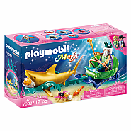 Playmobil King of the Sea with Shark Carriage